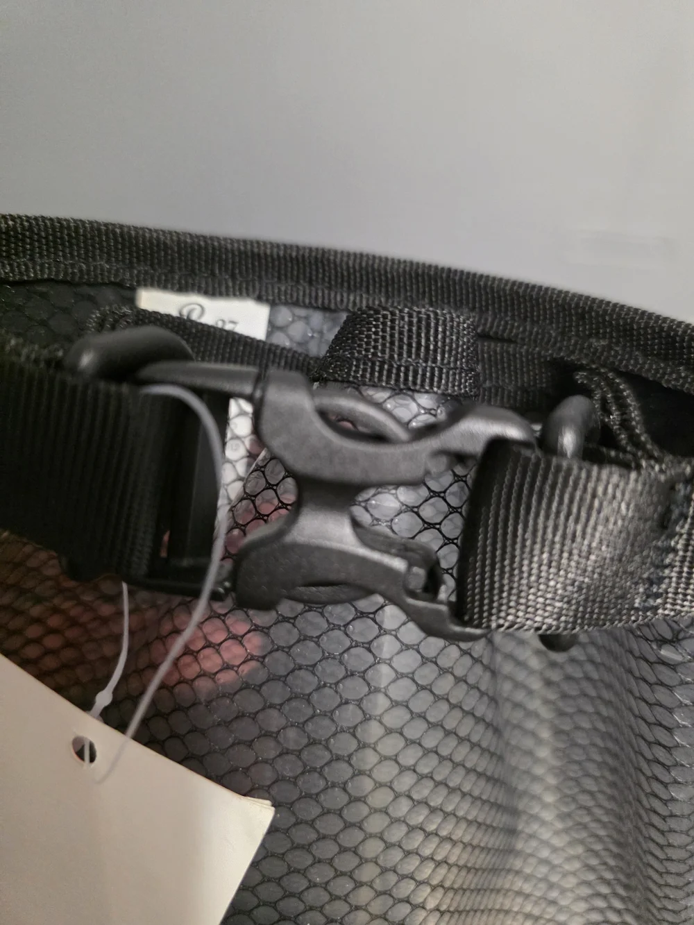 Black Waterproof Roll-Top Men’s Bag